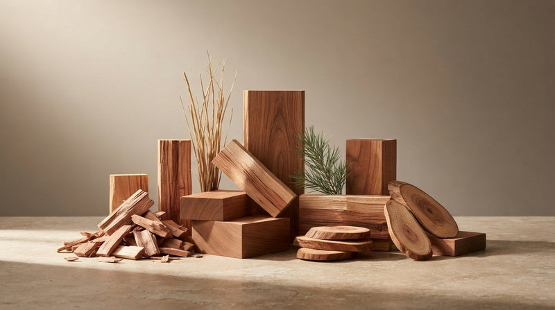 Wood and tree essential oils