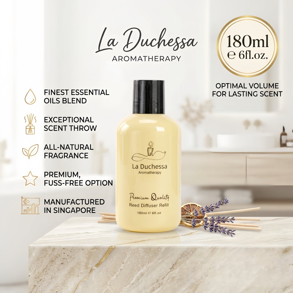 180ml Reed Diffuser Refill by La Duchessa