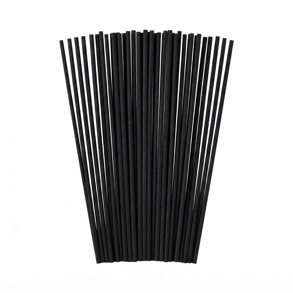 3mm Black Reed Diffuser Sticks by Aroma Sense