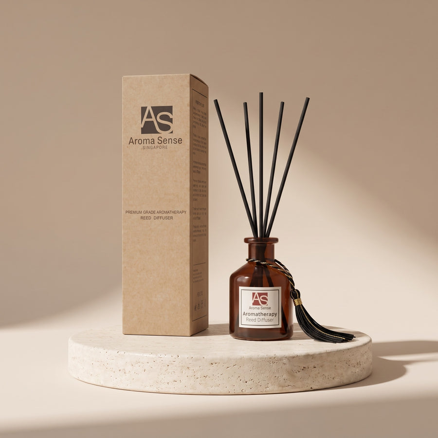 50ml Aromatherapy Reed Diffuser (Amber Brown)