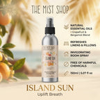 The Mist Shop Island Sun, Uplift Breath 150 ml aroma spray mist