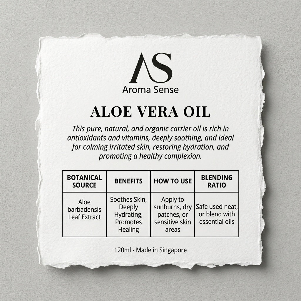Aloe Vera Carrier Oil (120ml) by Aroma Sense