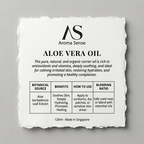 Aloe Vera Carrier Oil (120ml) by Aroma Sense