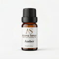 Amber aroma oil, 10 ml amber glass bottle