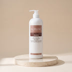 Aurané Protein Moisturizing Shampoo 750ml on a travertine stand