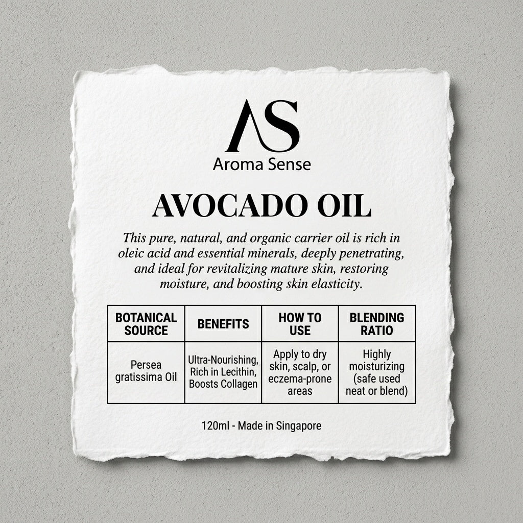 Avocado Carrier Oil (120ml) by Aroma Sense