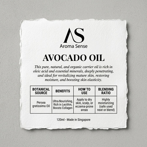 Avocado Carrier Oil (120ml) by Aroma Sense