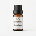 Bamboo aroma oil, 10 ml amber glass bottle