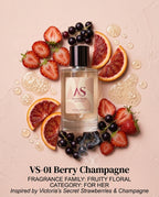 Berry Champagne Eau de Parfum (100ml) – Inspired by Victoria's Secret Strawberries & Champagne