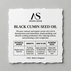Black Cumin Seed Carrier Oil (120ml) by Aroma Sense