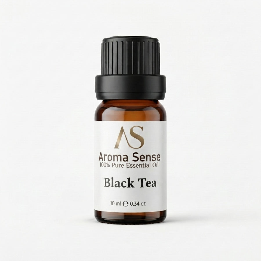 Black Tea aroma oil, 10 ml amber glass bottle