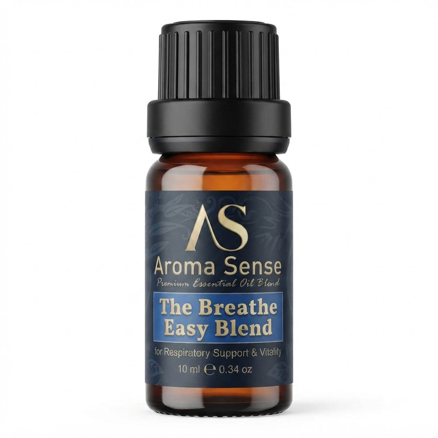 Breathe Easy Blend aroma oil, 10 ml amber glass bottle