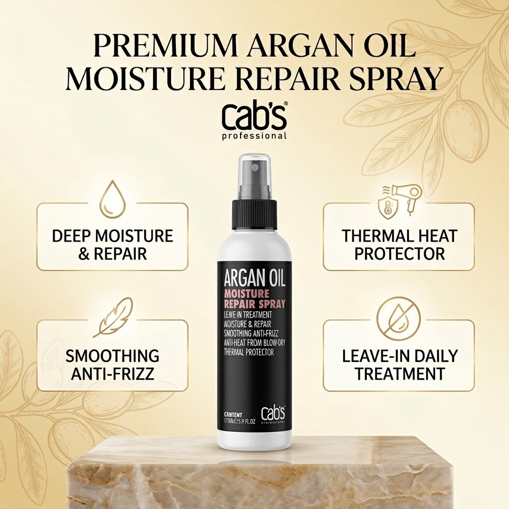 Cab's Professional Argan Oil Moisture Repair Spray