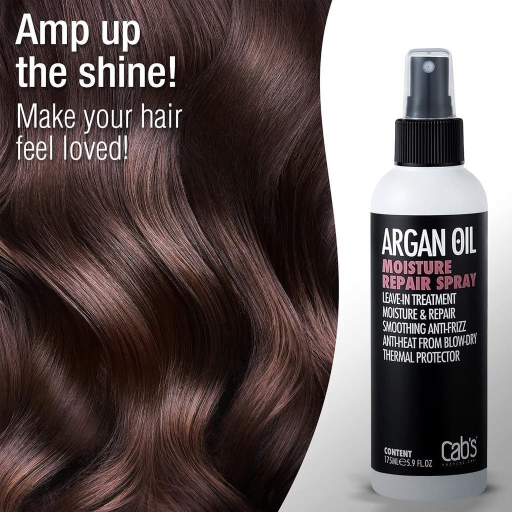 Cab's Professional Argan Oil Hair Spray 175ml | Heat & UV