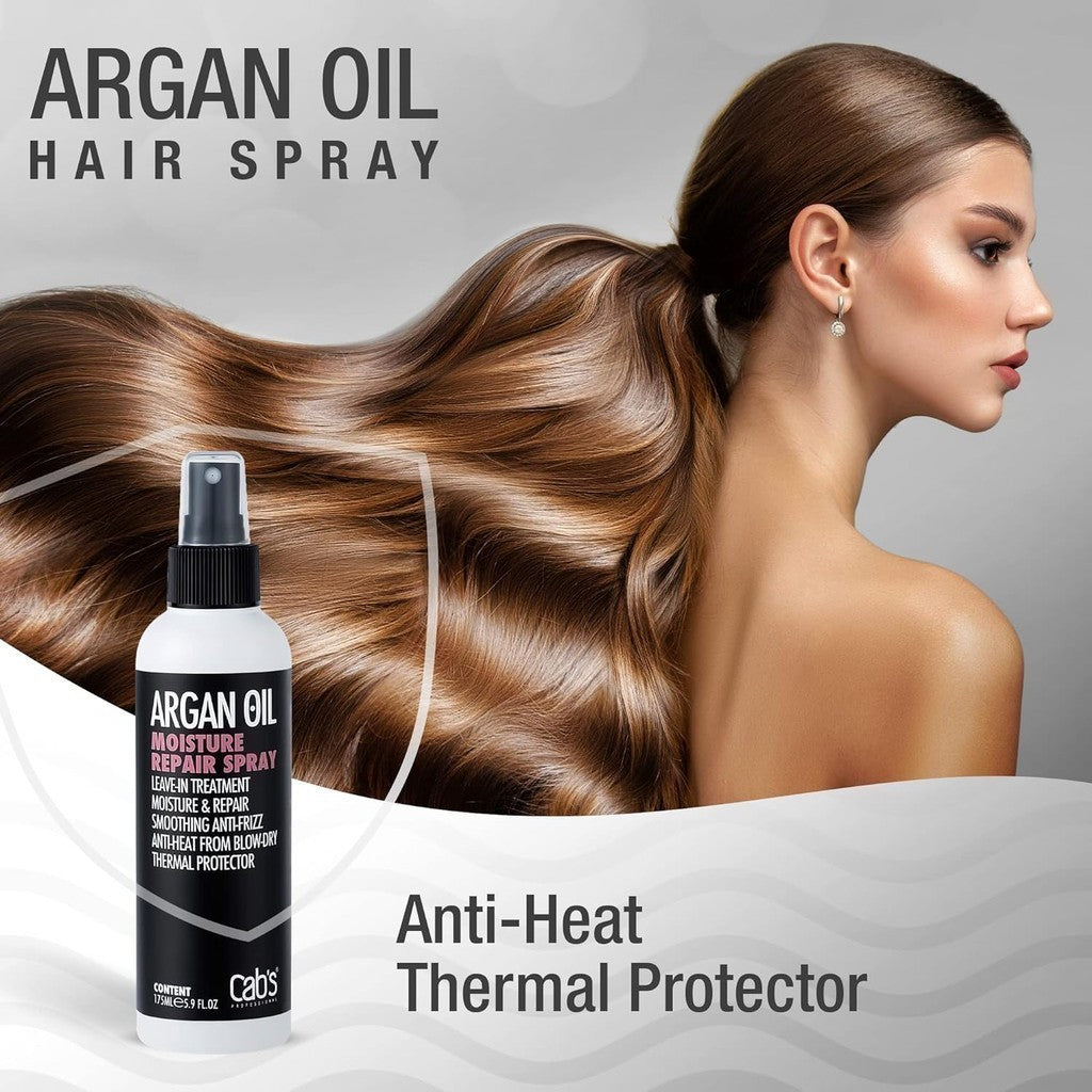 Cab's Professional Argan Oil Hair Spray 175ml | Heat & UV