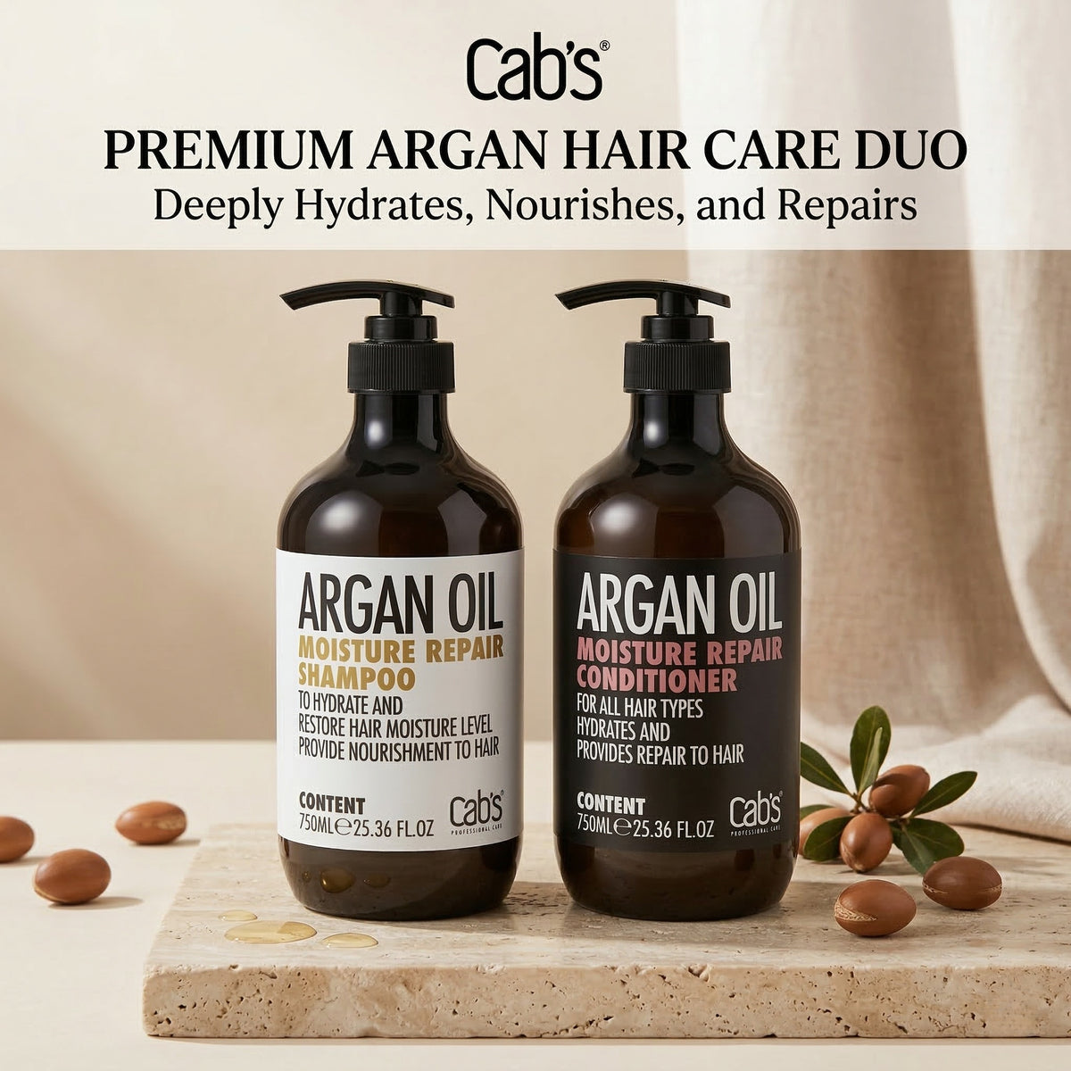 Cab's Professional Argan Oil Shampoo