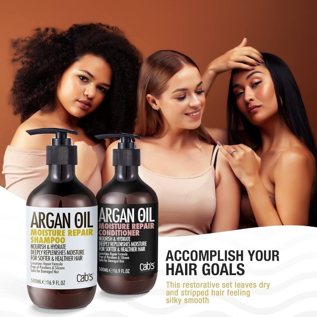 Cab's Professional Argan Oil Shampoo 750ml | Value Size