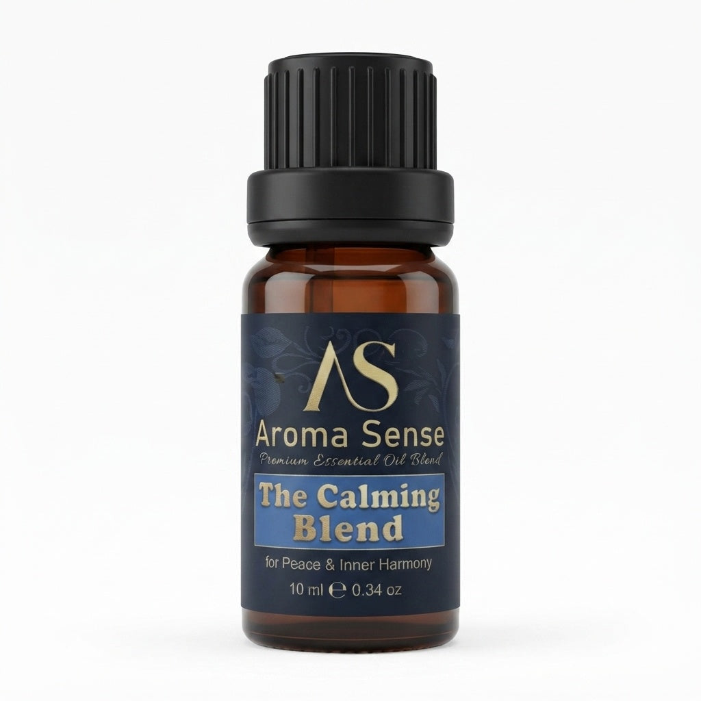 Calming Blend aroma oil, 10 ml amber glass bottle