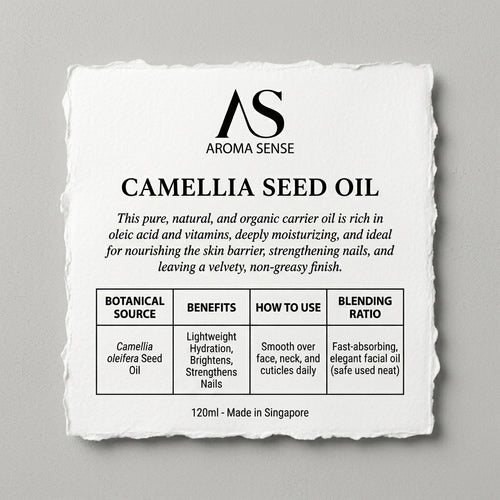 Camellia Seed Carrier Oil (120ml) by Aroma Sense