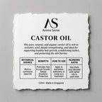 Castor Carrier Oil (120ml) by Aroma Sense