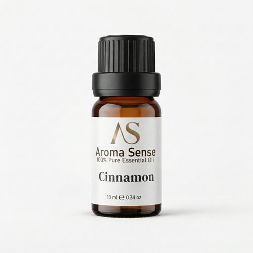 Cinnamon aroma oil, 10 ml amber glass bottle