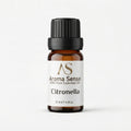 Citronella aroma oil, 10 ml amber glass bottle