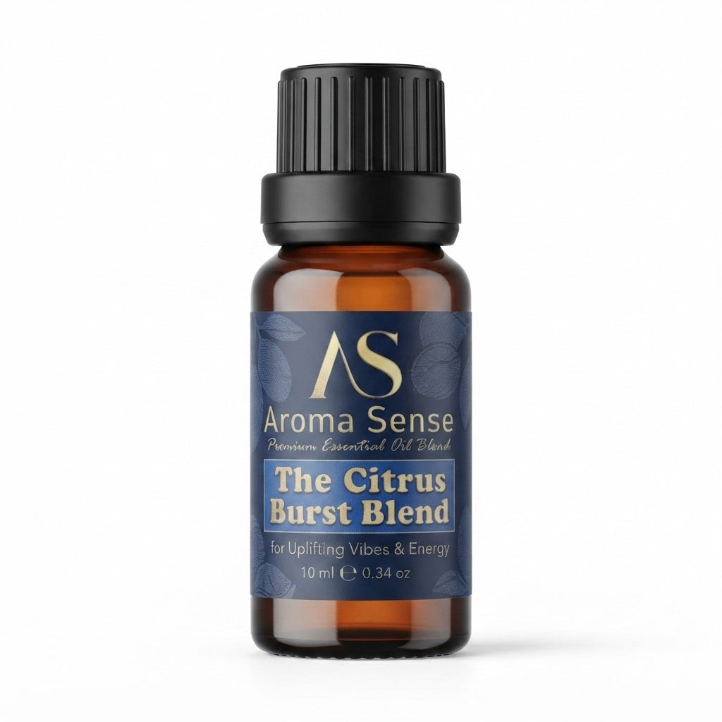 Citrus Burst Blend aroma oil, 10 ml amber glass bottle