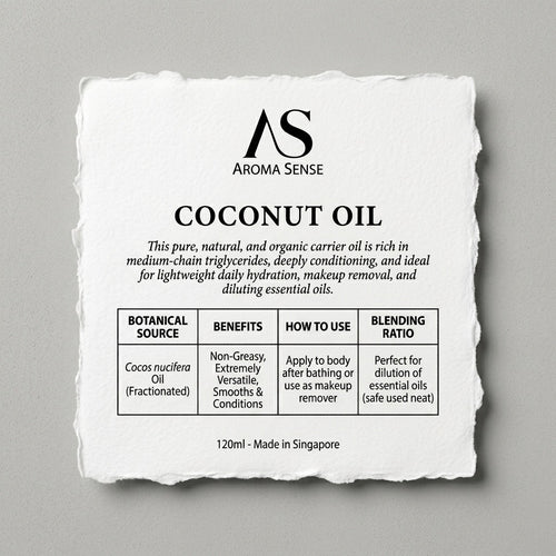 Coconut Carrier Oil (120ml) by Aroma Sense