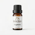 Cypress aroma oil, 10 ml amber glass bottle
