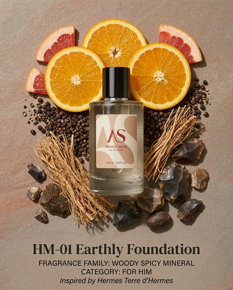 Earthly Foundation Eau de Parfum (100ml) – Inspired by Hermes Terre d'Hermes