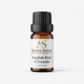 English Pear & Freesia aroma oil, 10 ml amber glass bottle