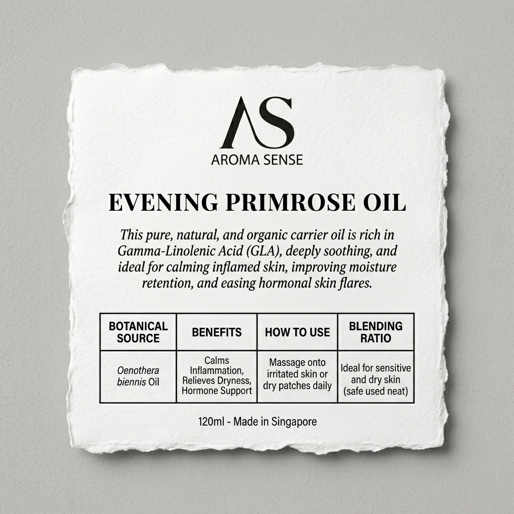 Evening Primrose Carrier Oil (120ml) by Aroma Sense