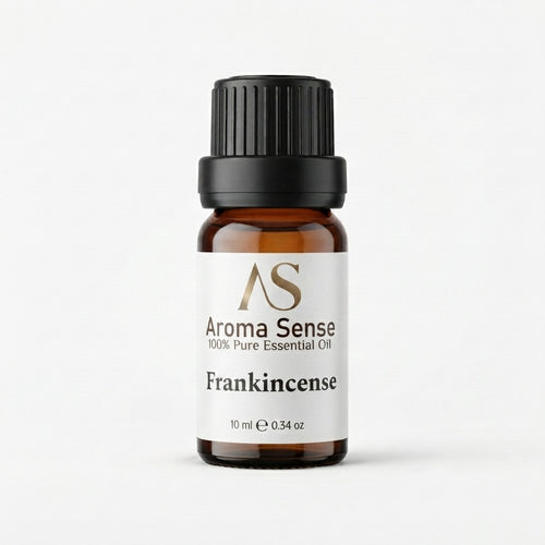 Frankincense aroma oil, 10 ml amber glass bottle