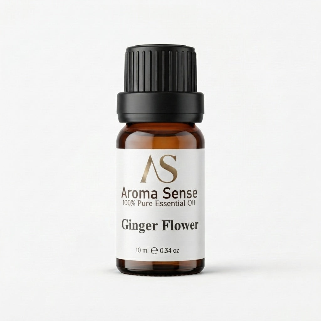 Ginger Flower aroma oil, 10 ml amber glass bottle