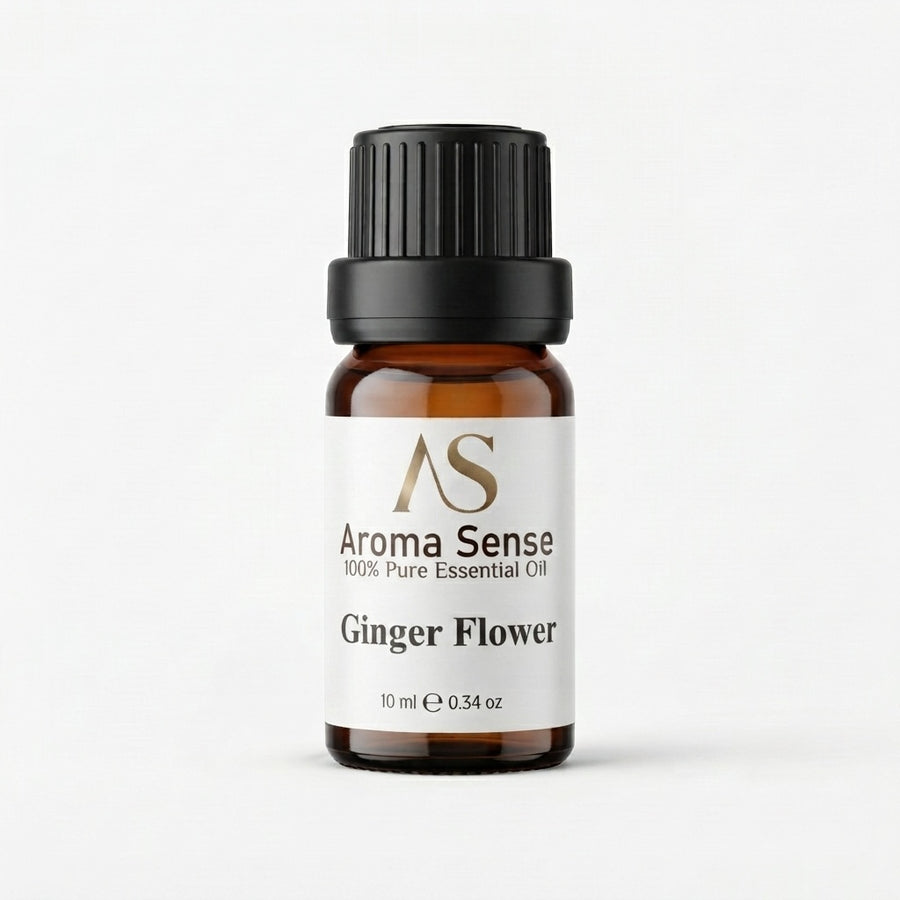 Ginger Flower aroma oil, 10 ml amber glass bottle