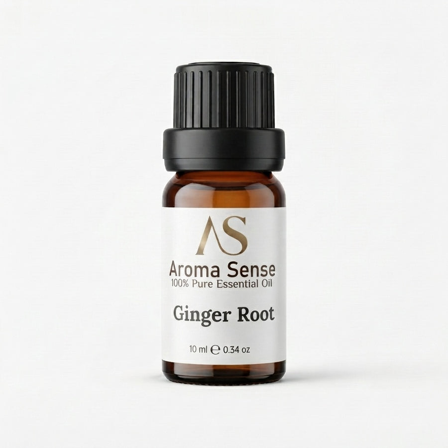 Ginger Root aroma oil, 10 ml amber glass bottle