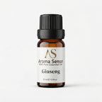 Ginseng aroma oil, 10 ml amber glass bottle