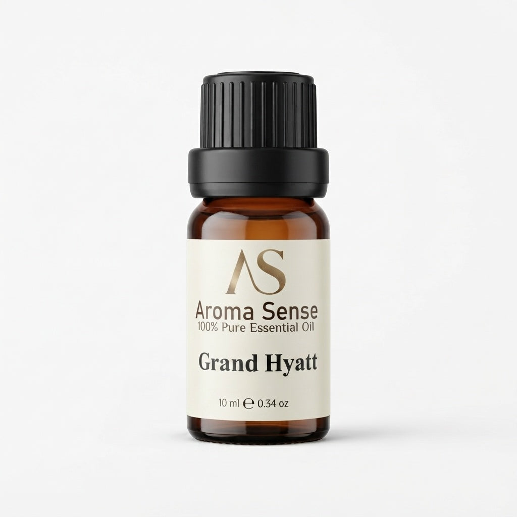 Grand Hyatt aroma oil, 10 ml amber glass bottle