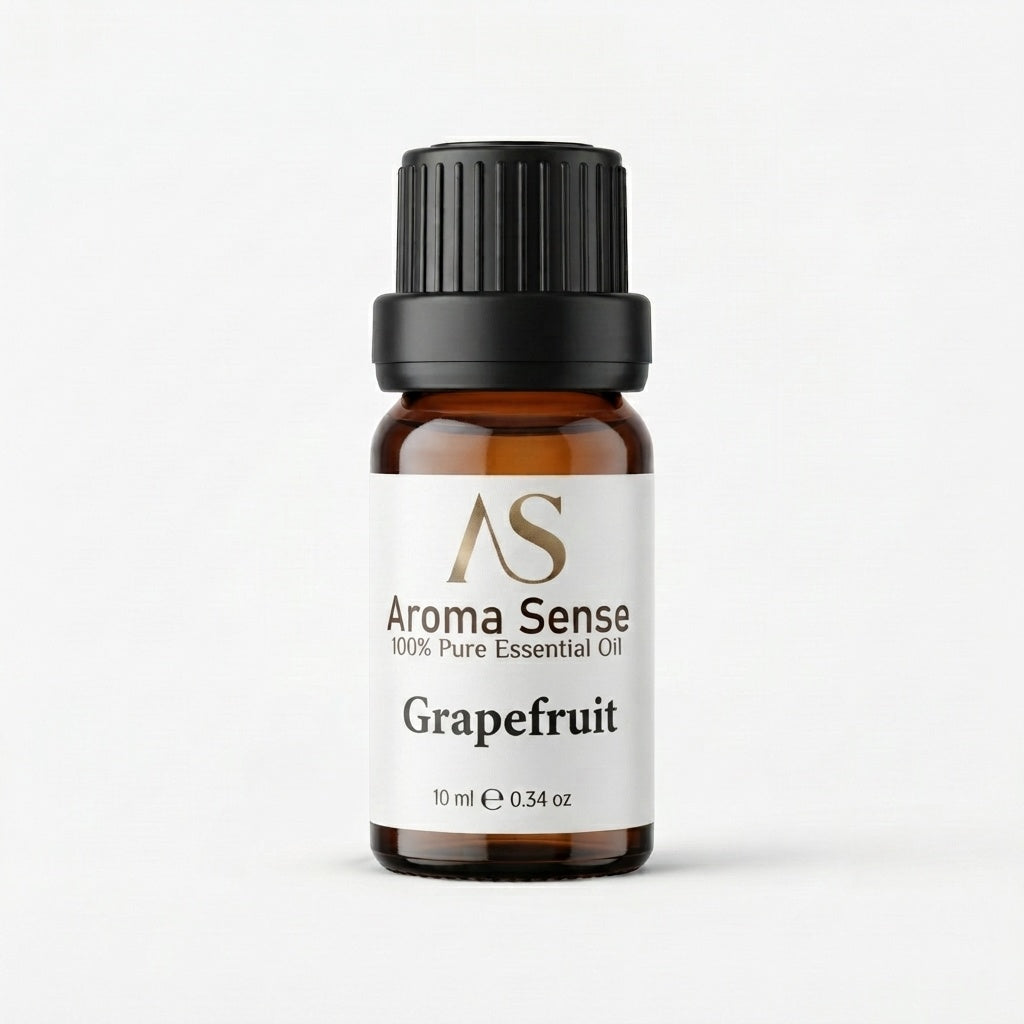 Grapefruit aroma oil, 10 ml amber glass bottle