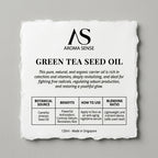 Green Tea Seed Carrier Oil (120ml) by Aroma Sense