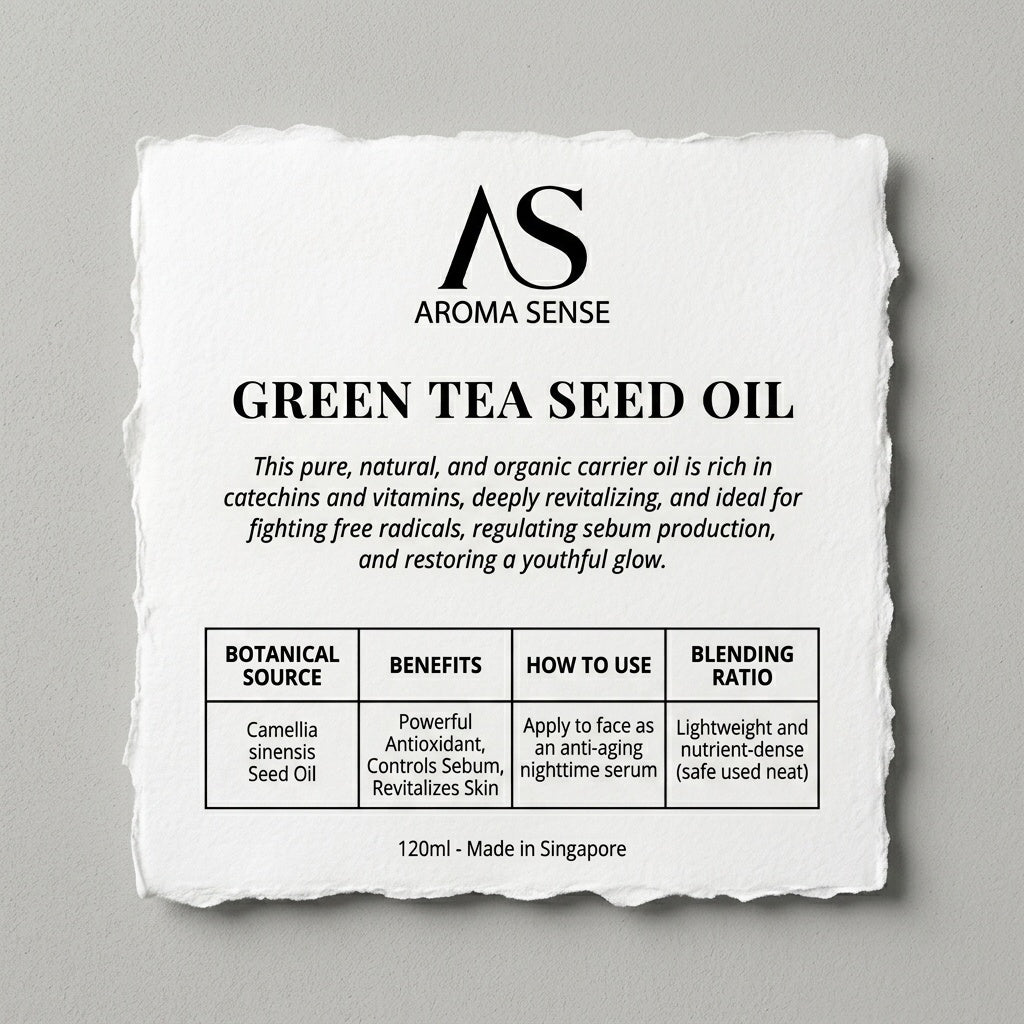 Green Tea Seed Carrier Oil (120ml) by Aroma Sense
