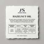 Hazelnut Carrier Oil (120ml) by Aroma Sense