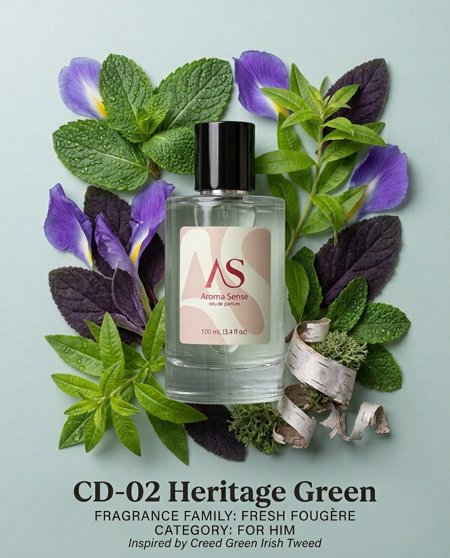 Heritage Green Eau de Parfum (100ml) – Inspired by Creed Green Irish Tweed