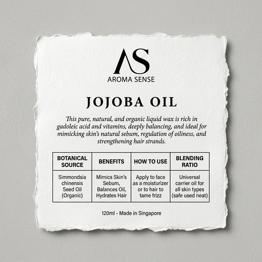 Jojoba Carrier Oil (120ml) by Aroma Sense