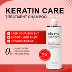 Keratin Care Shampoo — Sulfate-Free, Restores Strength & Shine
