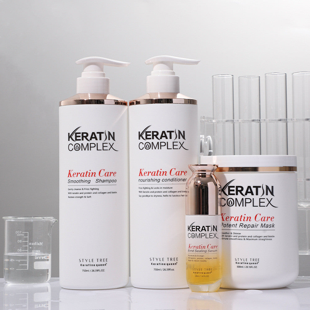 Keratin Care Shampoo — Sulfate-Free, Restores Strength & Shine