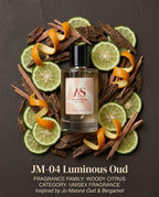 Luminous Oud Eau de Parfum (100ml) – Inspired by Jo Malone Oud & Bergamot