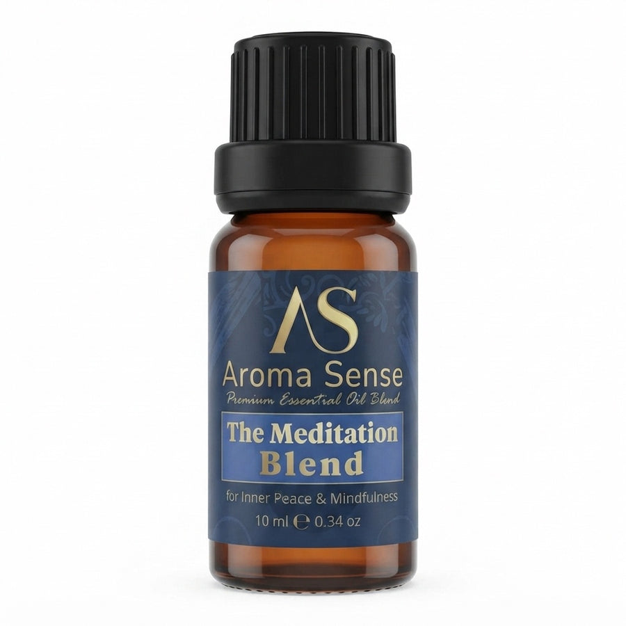 Meditation Blend aroma oil, 10 ml amber glass bottle