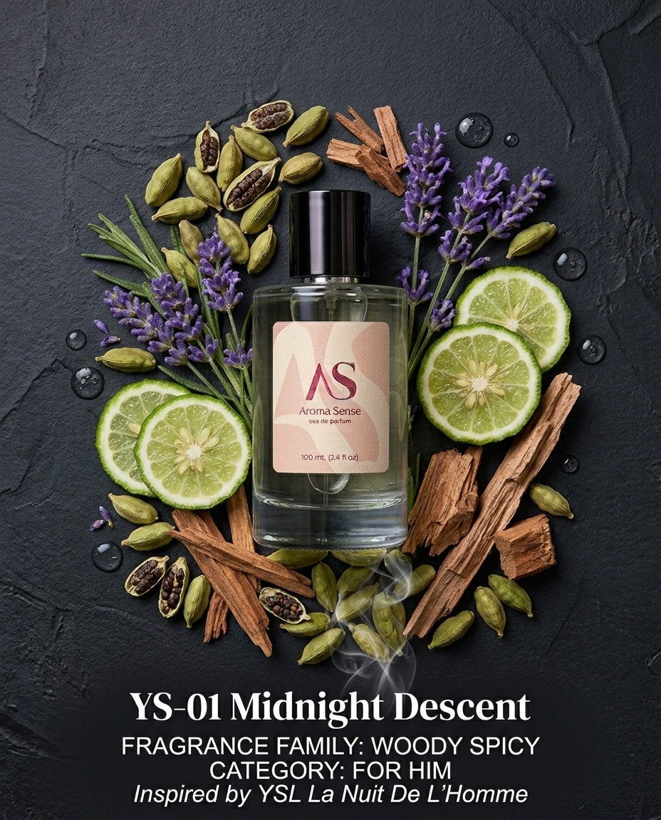 Midnight Descent Eau de Parfum (100ml) – Inspired by YSL La Nuit De L'Homme