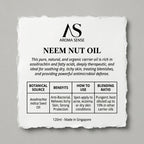 Neem Nut Carrier Oil (120ml) by Aroma Sense